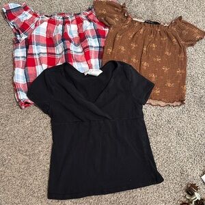 Girls size 8 tops